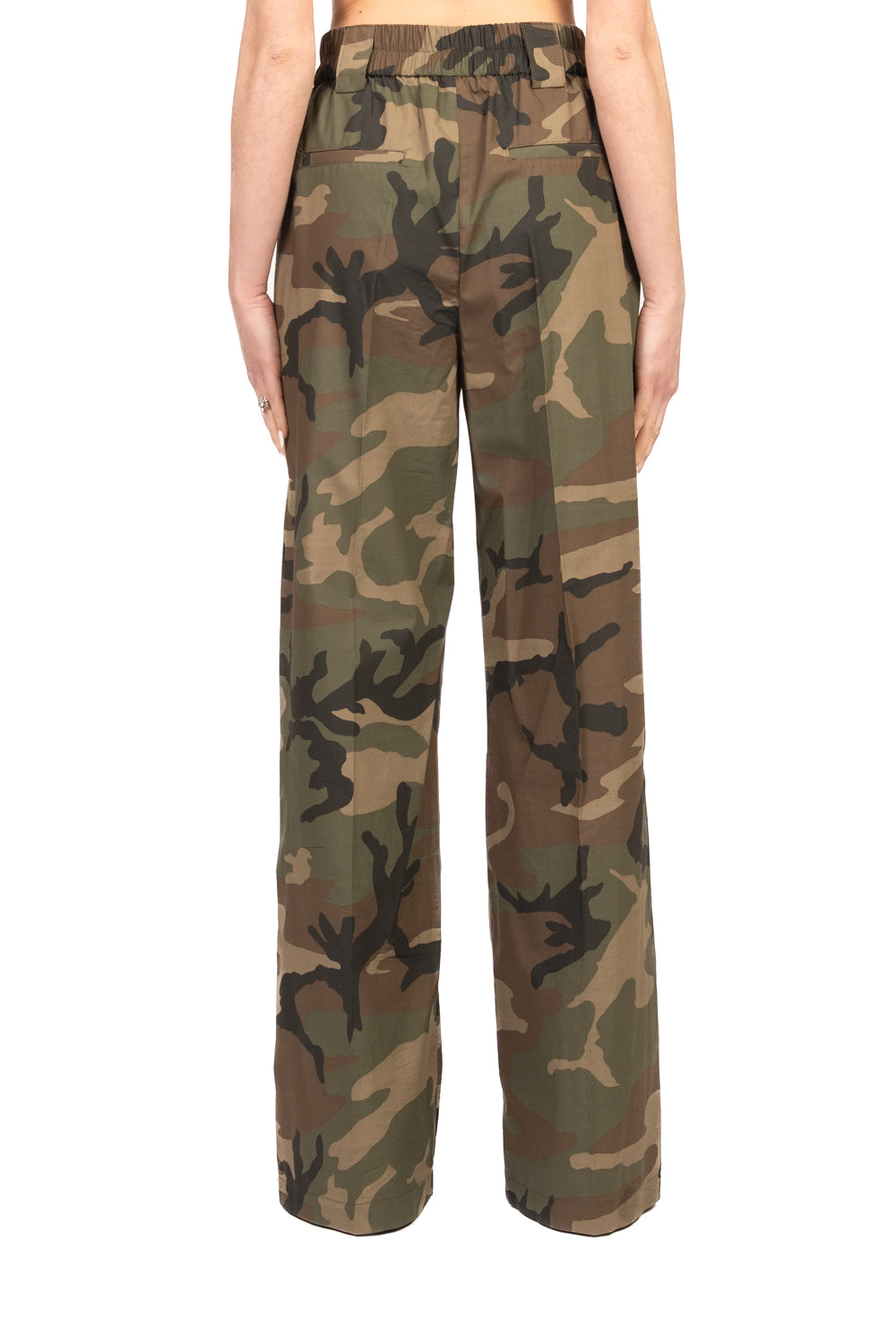 Tensione In - Pantalone palazzo camouflage Art. 26P5227