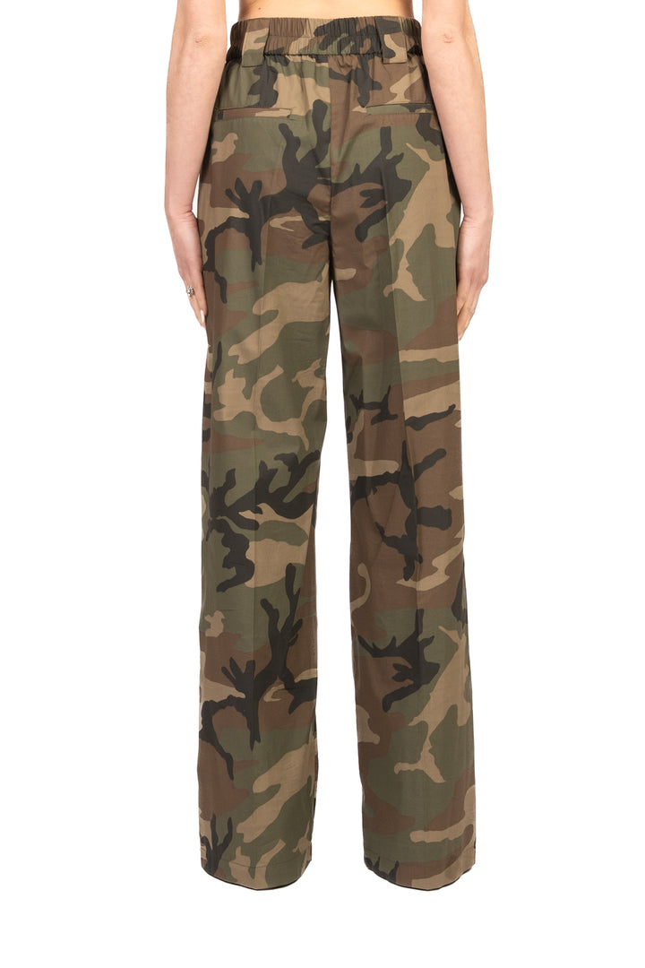 Tensione In - Pantalone palazzo camouflage Art. 26P5227