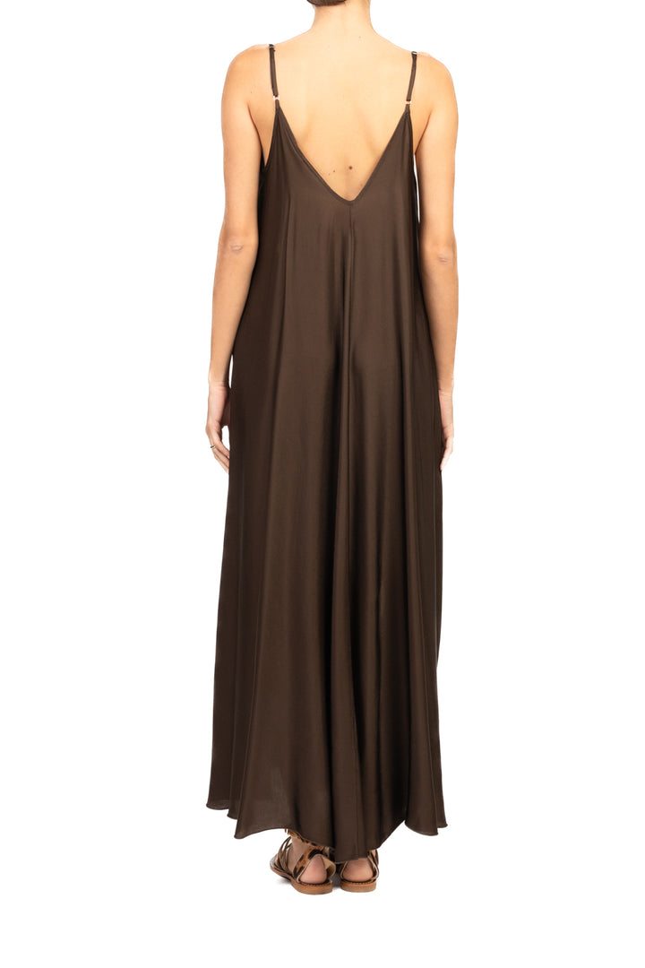 Tensione In - Abito lungo in satin Art. F9135A05QPE26