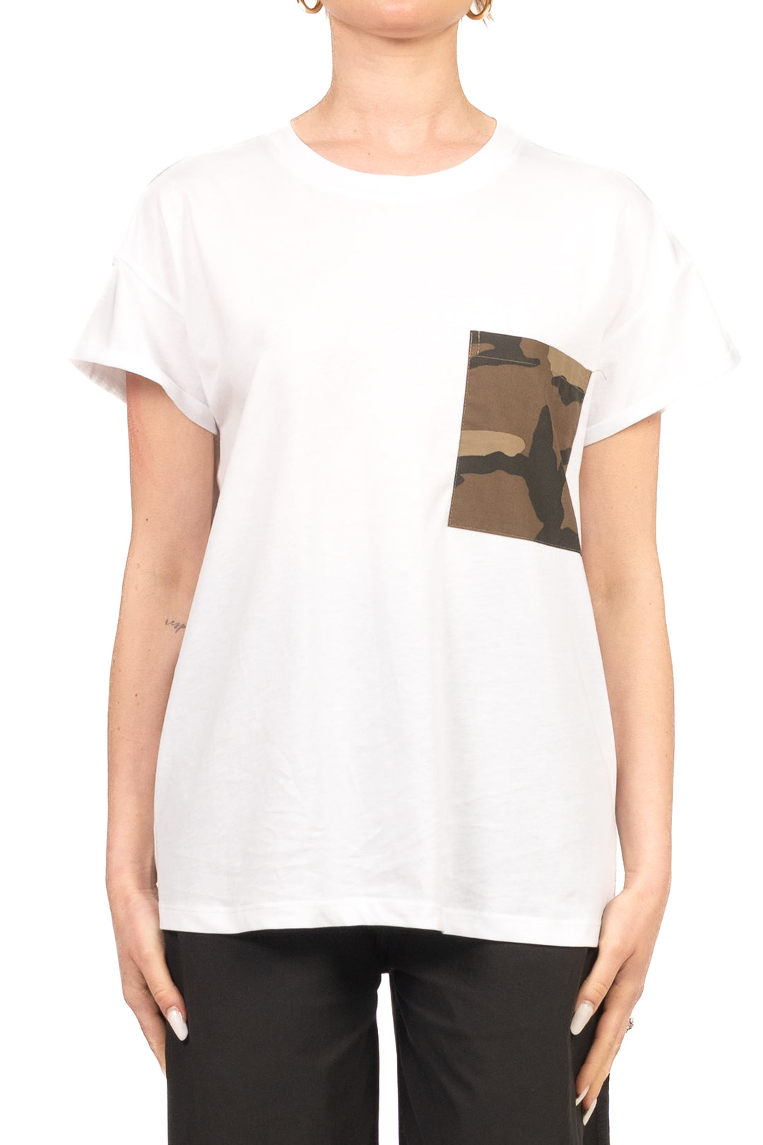 Tensione In - T-shirt taschino camouflage Art. 26M5228