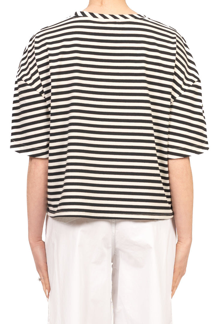 Vicolo - T-Shirt rigata manica aperta  Art. UAB0380