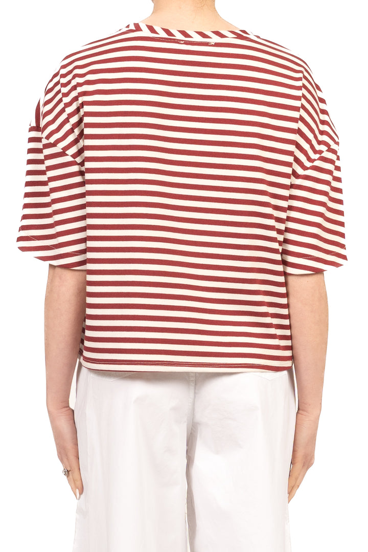 Vicolo - T-Shirt rigata manica aperta  Art. UAB0380