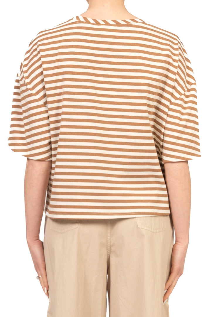 Vicolo - T-Shirt rigata manica aperta  Art. UAB0380