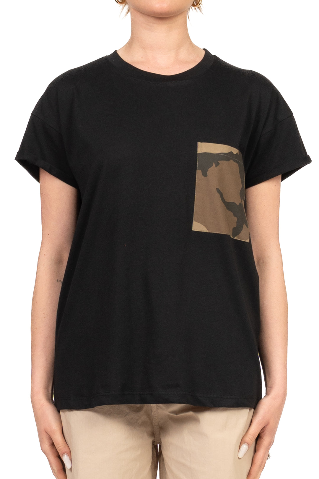 Tensione In - T-shirt taschino camouflage Art. 26M5228