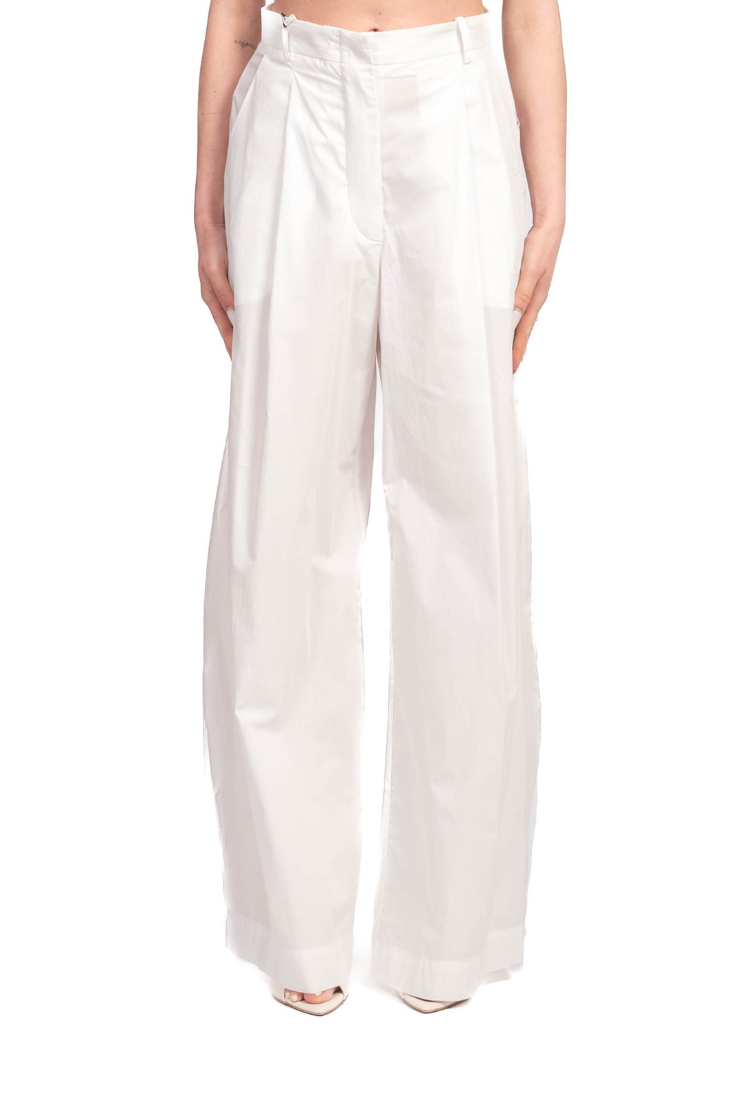 Tensione In - Pantalone barrel  ampio con pinces Art. S26PG46
