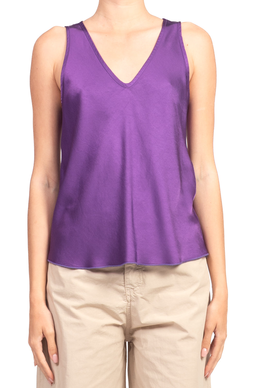 Tensione In - Canotta satin scollo v Art. G435T22R