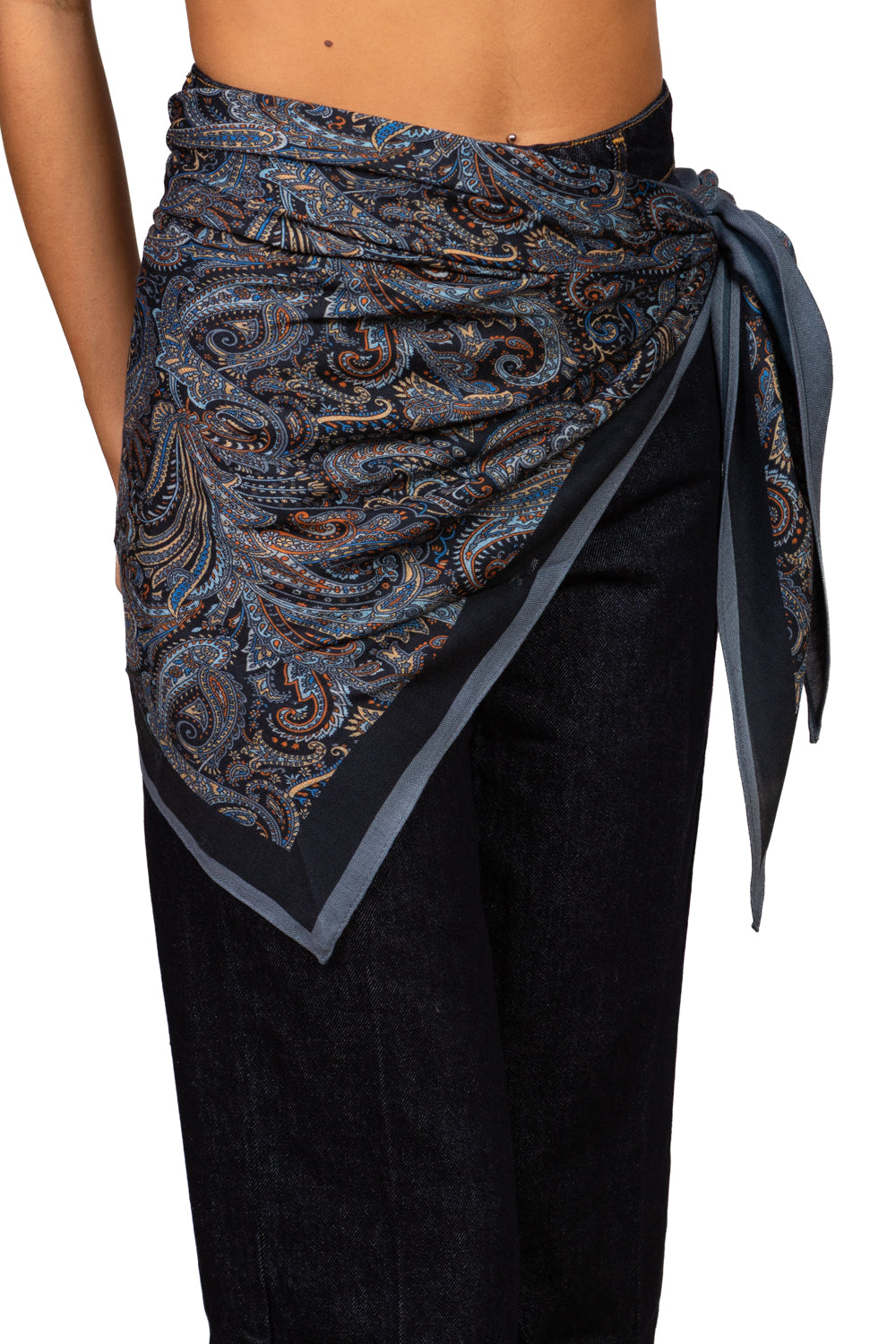 Upper - Sciarpa foulard fantasia paisley
