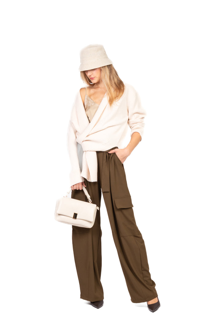 Tensione In - Pantalone barrel cargo Art. FW250036