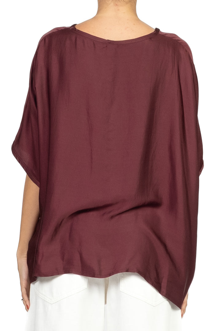 Tensione In - Blusa satin mezza manica Art. FB736B05QPE25