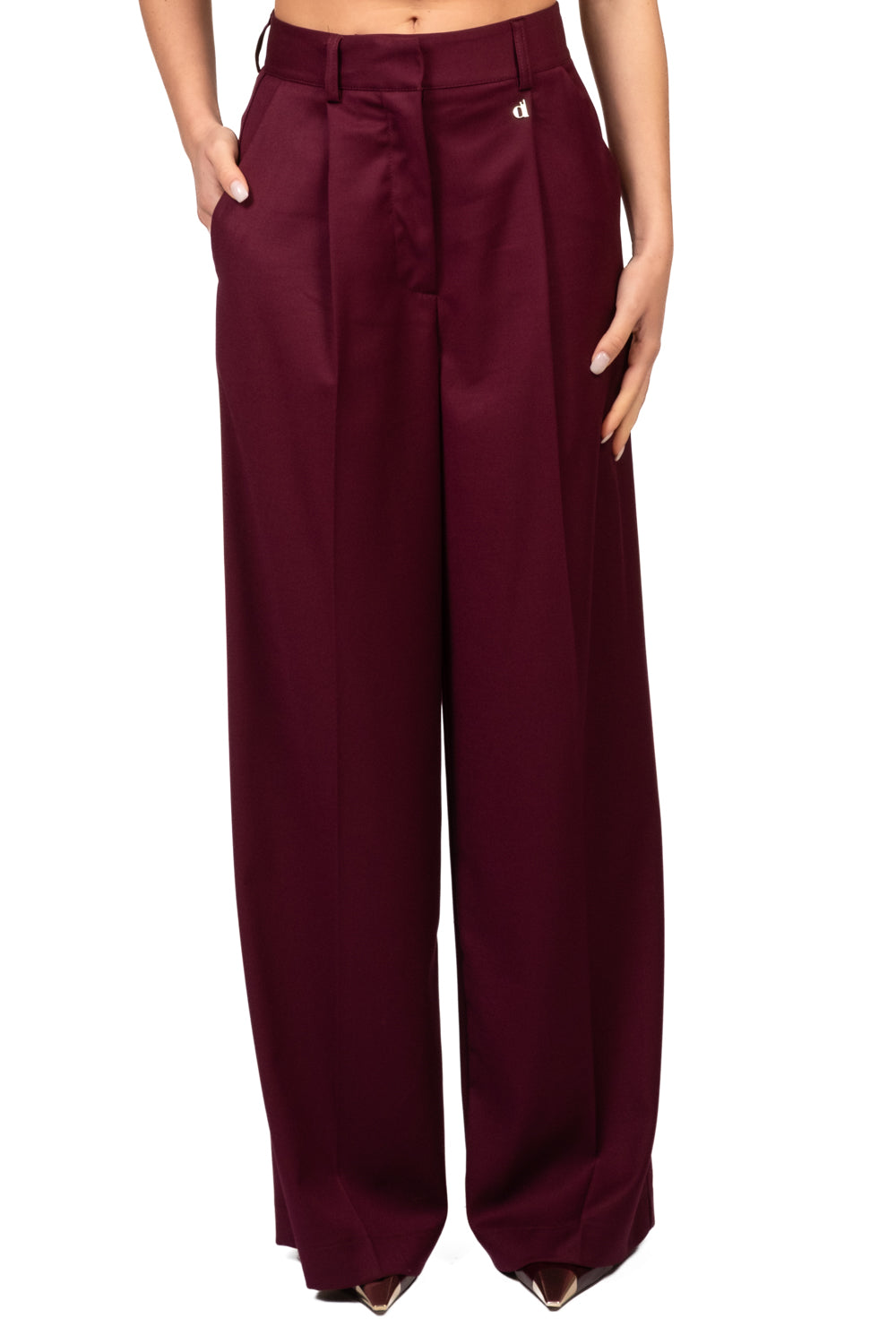 Dixie - Pantalone palazzo con pinces Art. PCU6KII