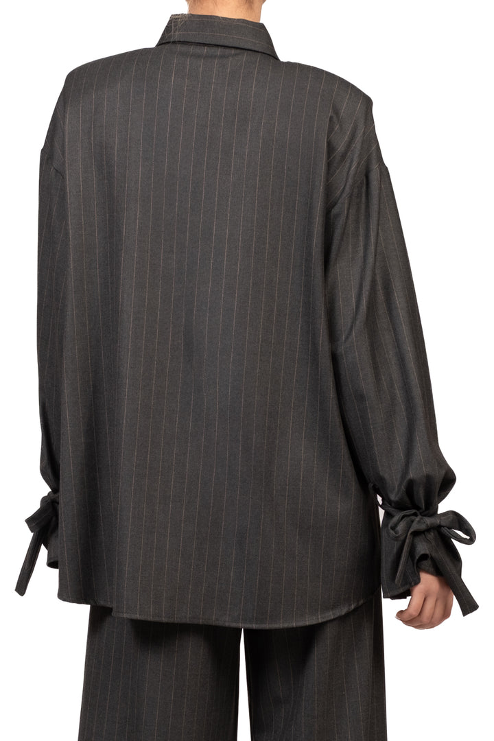 Vicolo - Camicia gessata con spalline Art. TAC1696