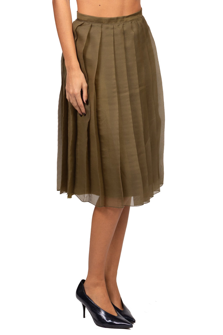 Tensione In - Gonna plissettata in organza Art. N20138AT