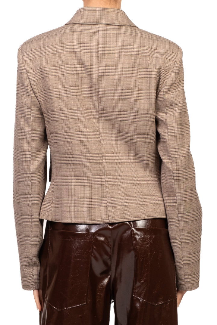 Vicolo - Giacca corta galles con filo lurex Art. TAC1734