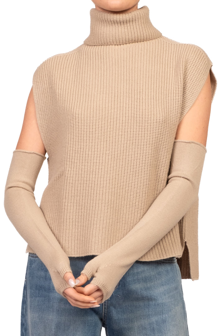 Tensione In - Gilet collo alto con manicotti Art. WF8507
