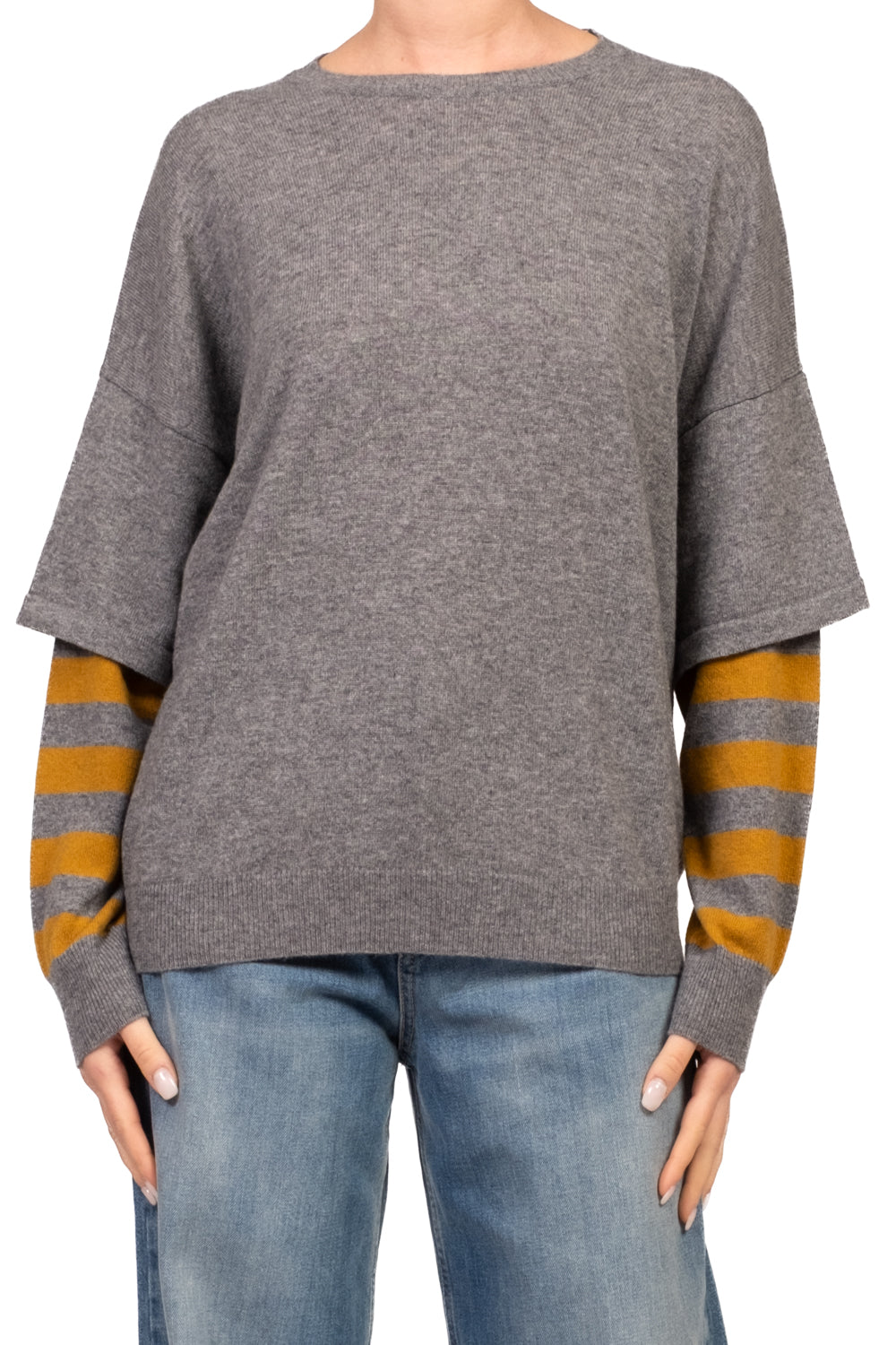 Kontatto - Maglia manica doppia rigata Art. 3M1941