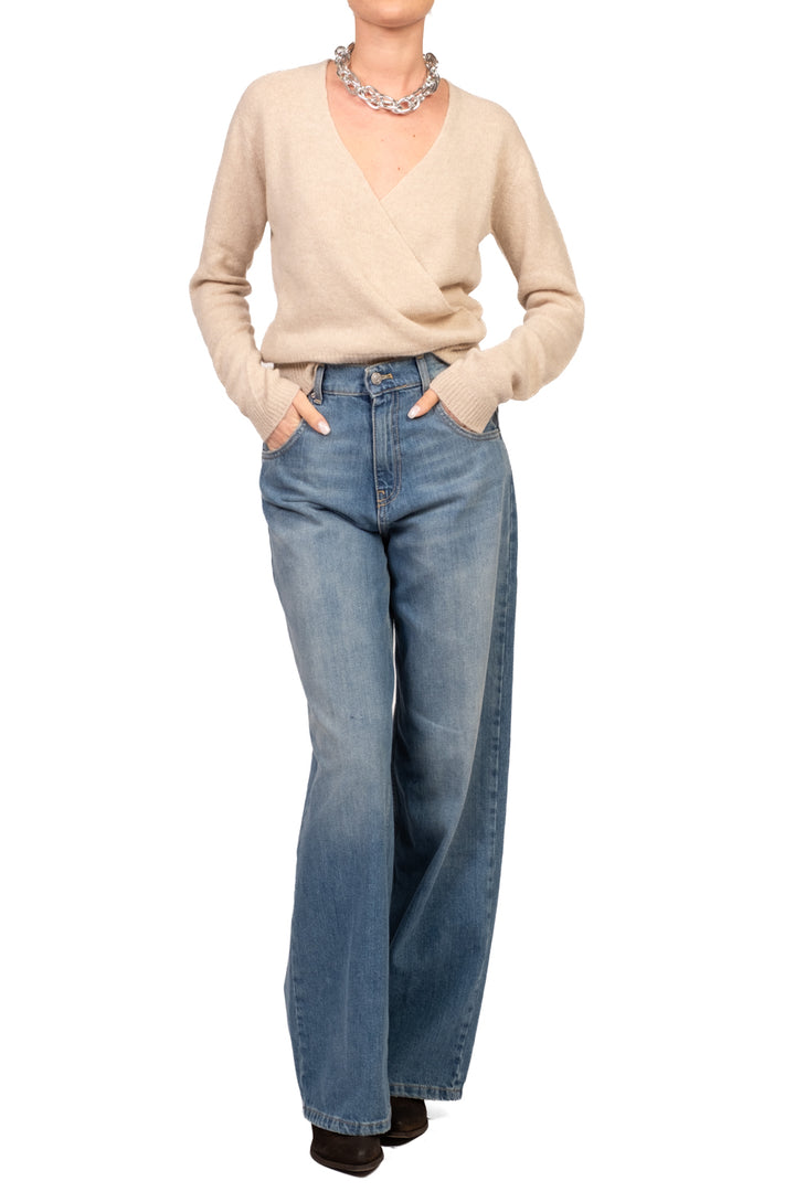 Tensione In - Maglia scollo v incrociato Art. WF8638