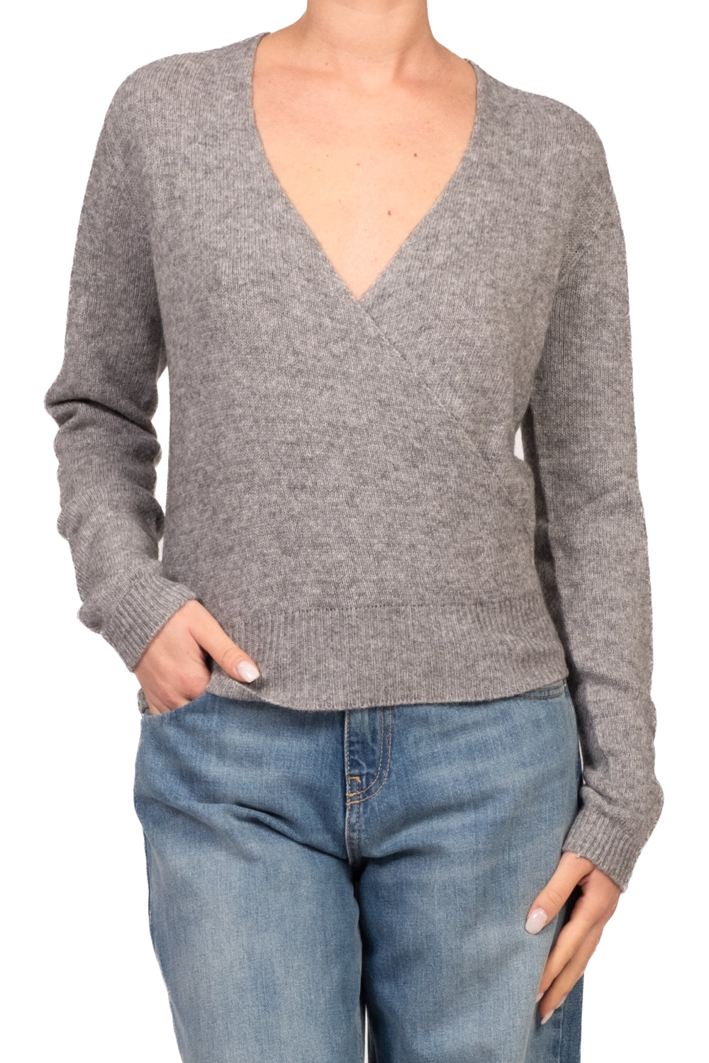 Tensione In - Maglia scollo v incrociato Art. WF8638