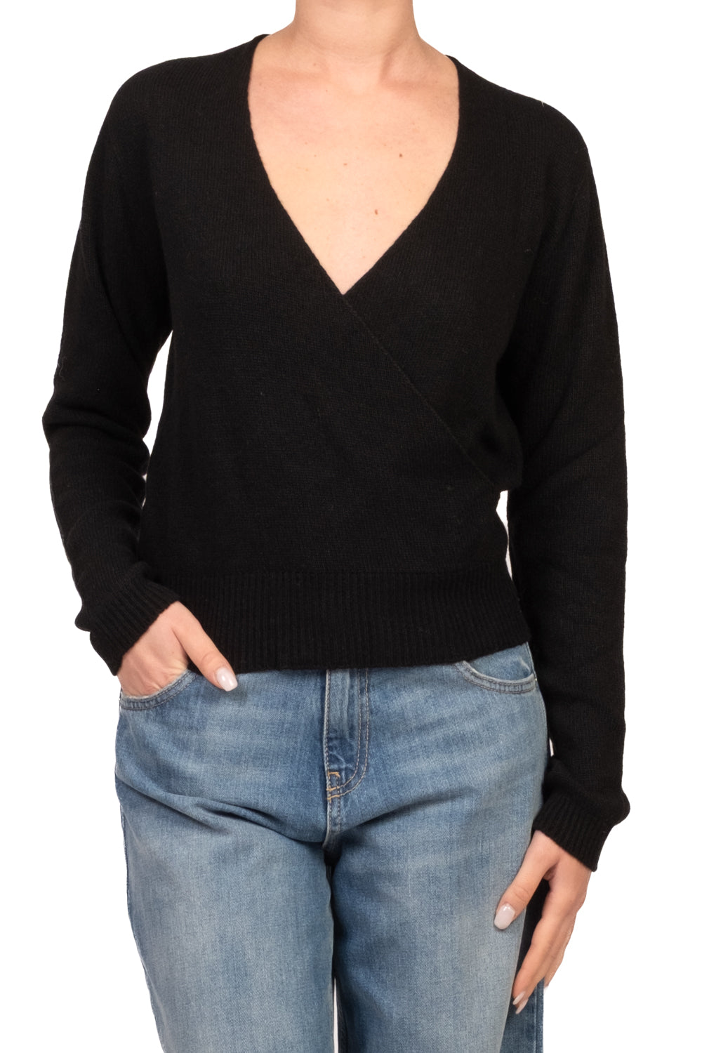 Tensione In - Maglia scollo v incrociato Art. WF8638