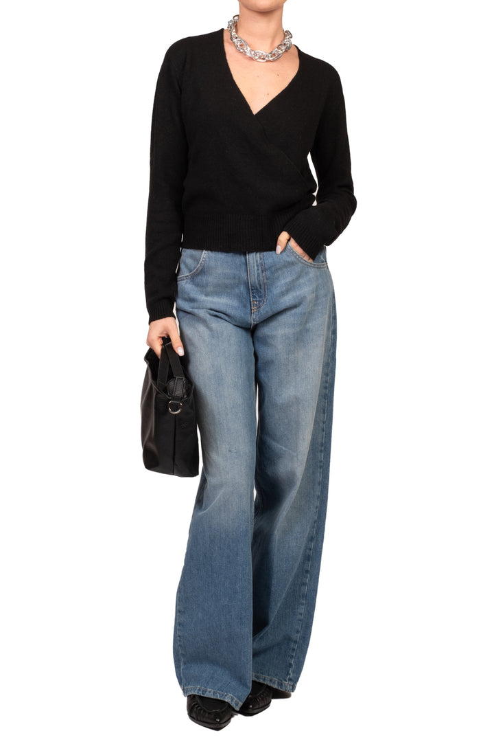 Tensione In - Maglia scollo v incrociato Art. WF8638