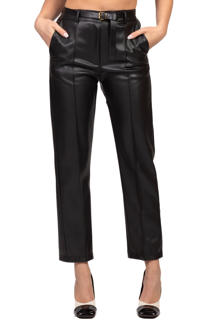 Tensione In - Pantalone ecopelle sigaretta Art. FW260187