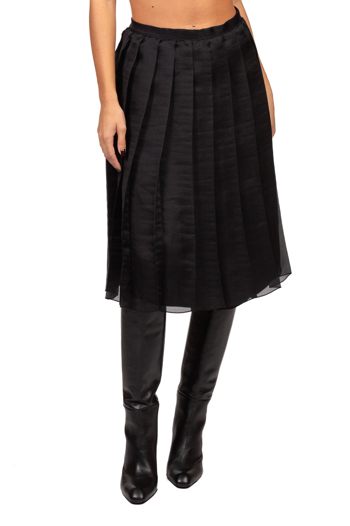 Tensione In - Gonna plissettata in organza Art. N20138AT