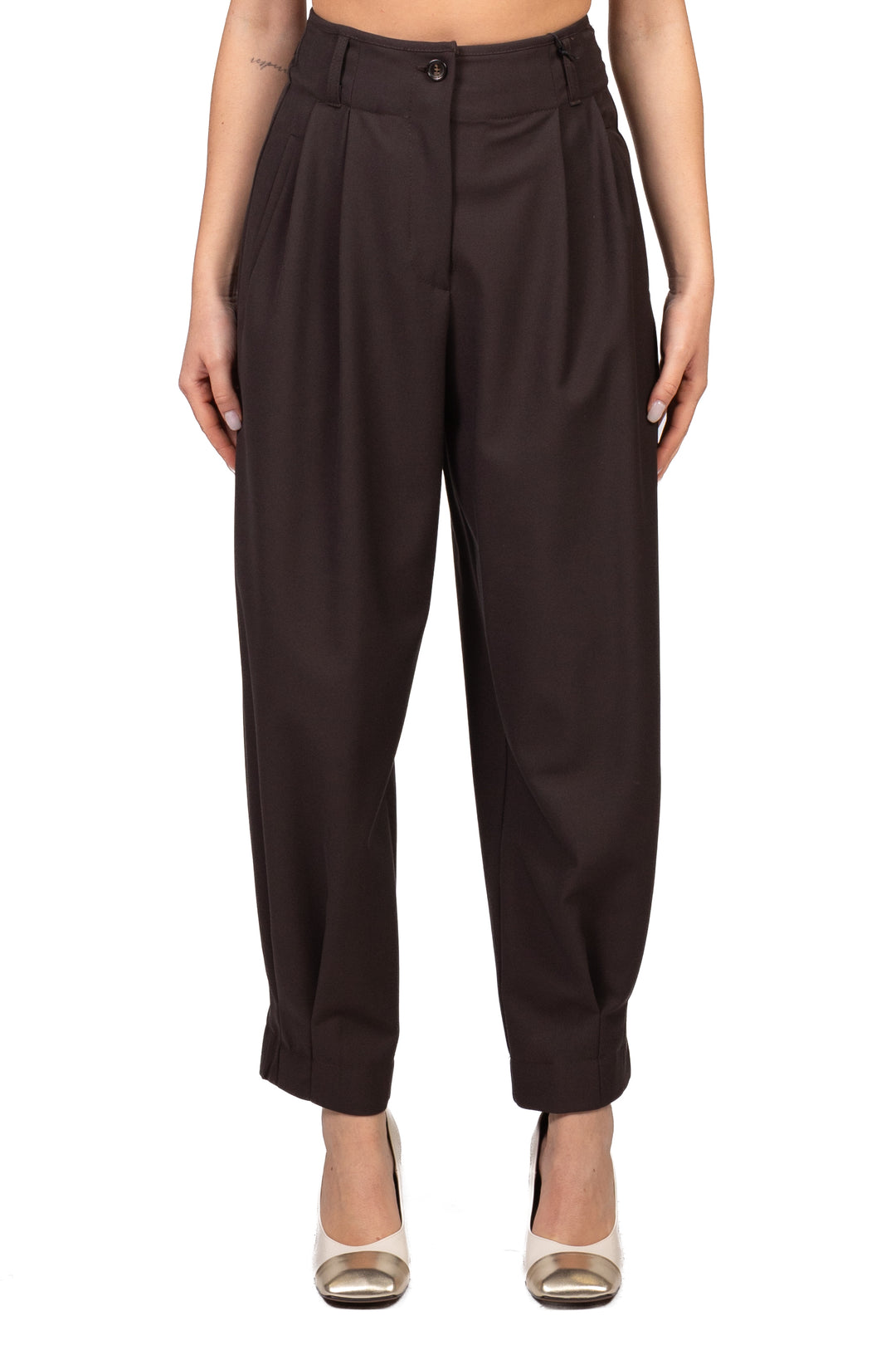 Tensione In - Pantalone carrot con pinces Art. PT164T-AI26