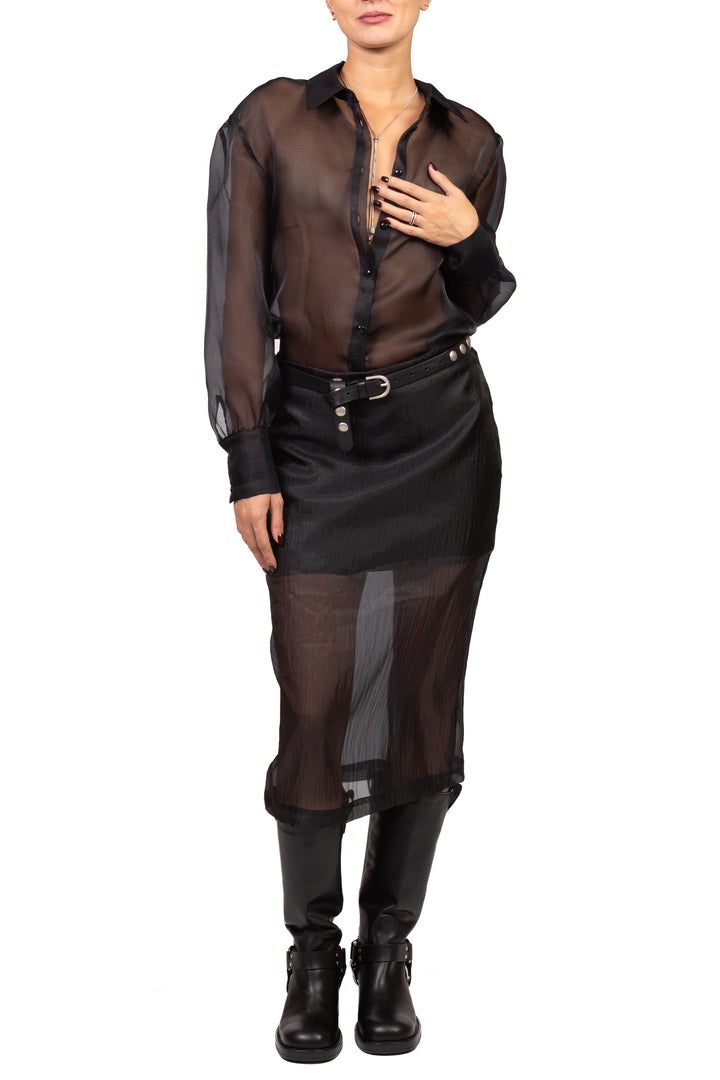 Tensione In - Camicia in organza Art. C10376AT