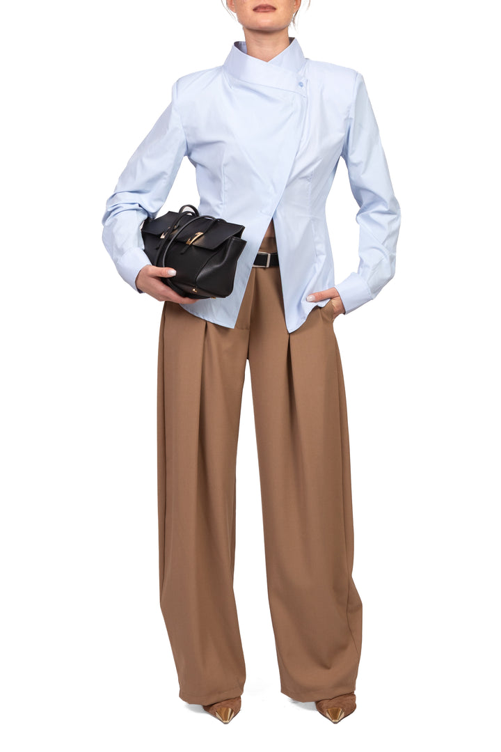 Tensione In - Pantalone barrel con pinces Art. FW260175