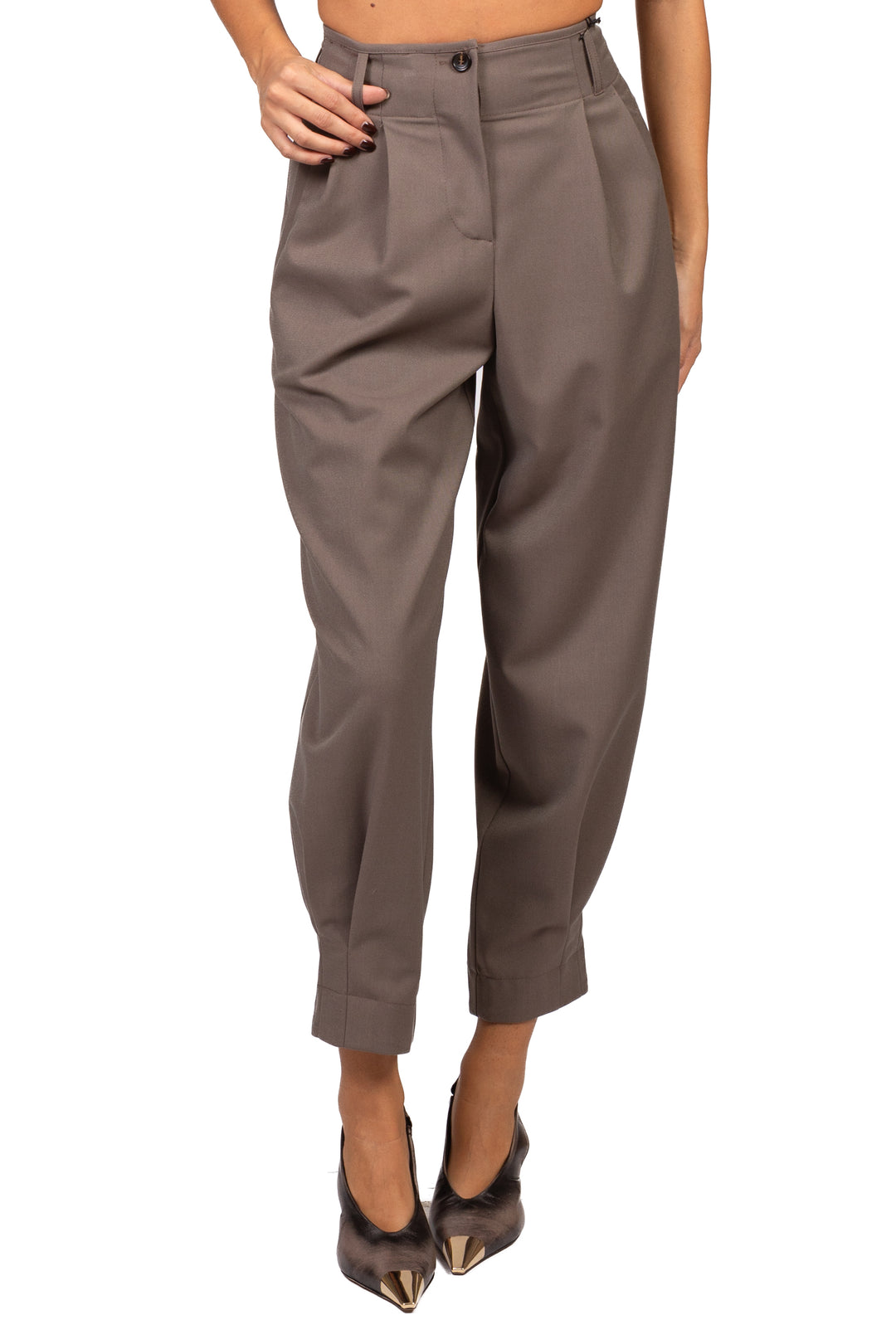 Tensione In - Pantalone carrot con pinces Art. PT164T-AI26