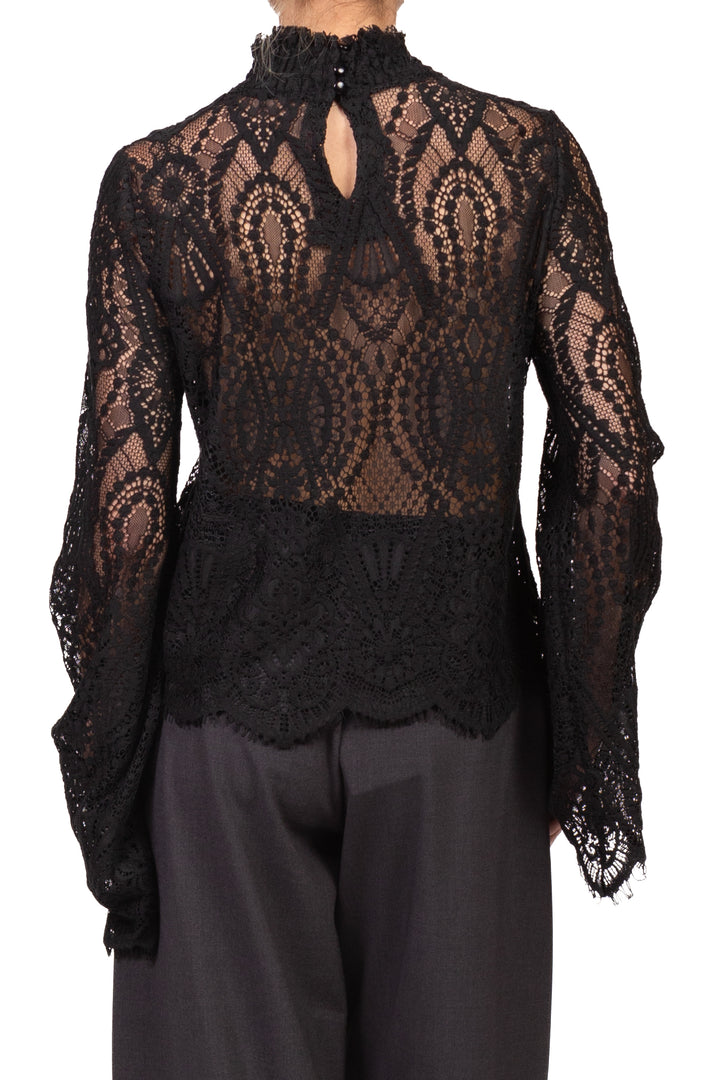 Tensione In - Maglia pizzo manica campana Art. W26MA16