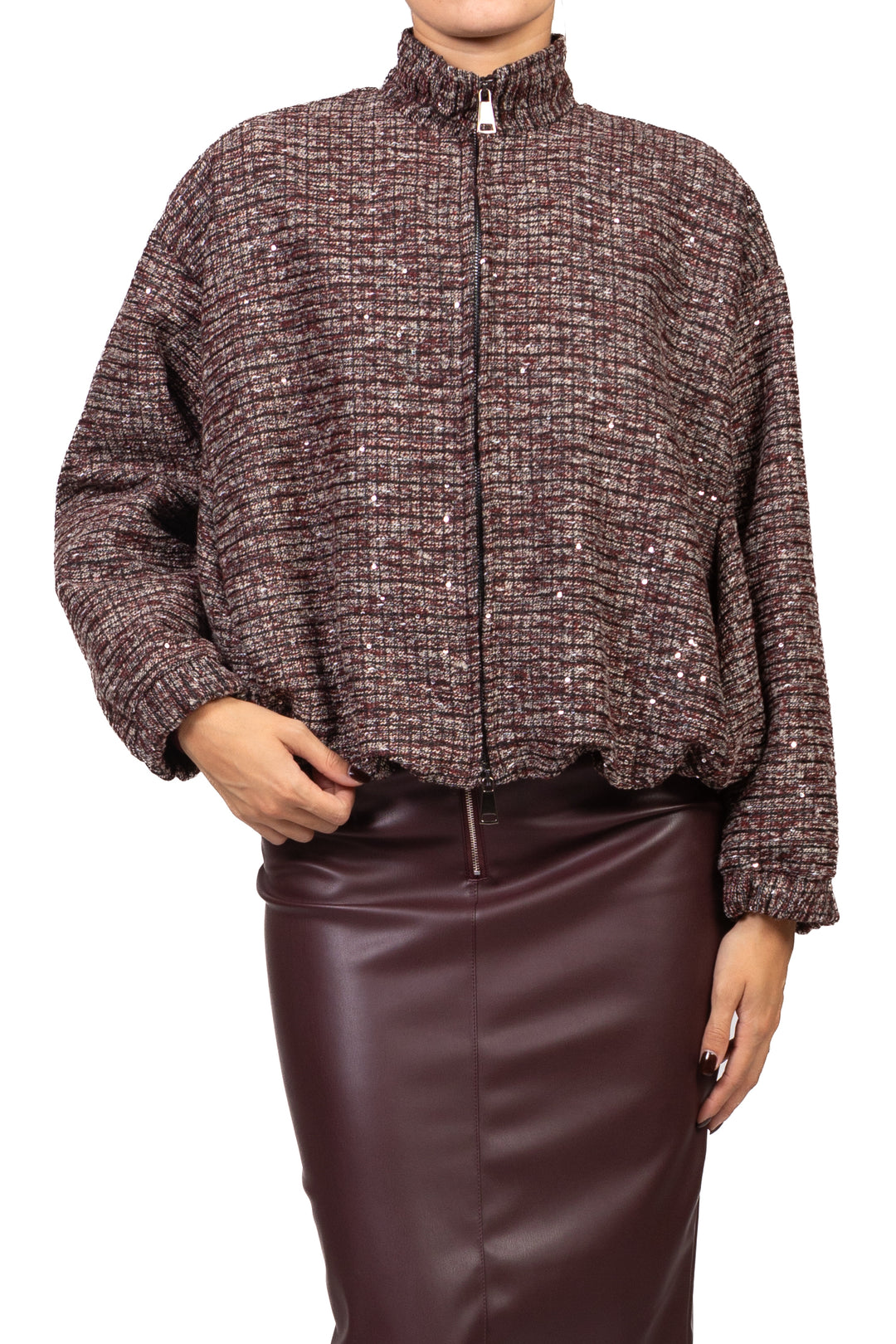 Dixie - Bomber con micro paillettes Art. VAMN2PF