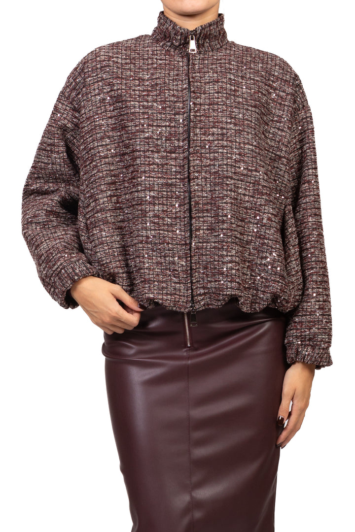 Dixie - Bomber con micro paillettes Art. VAMN2PF