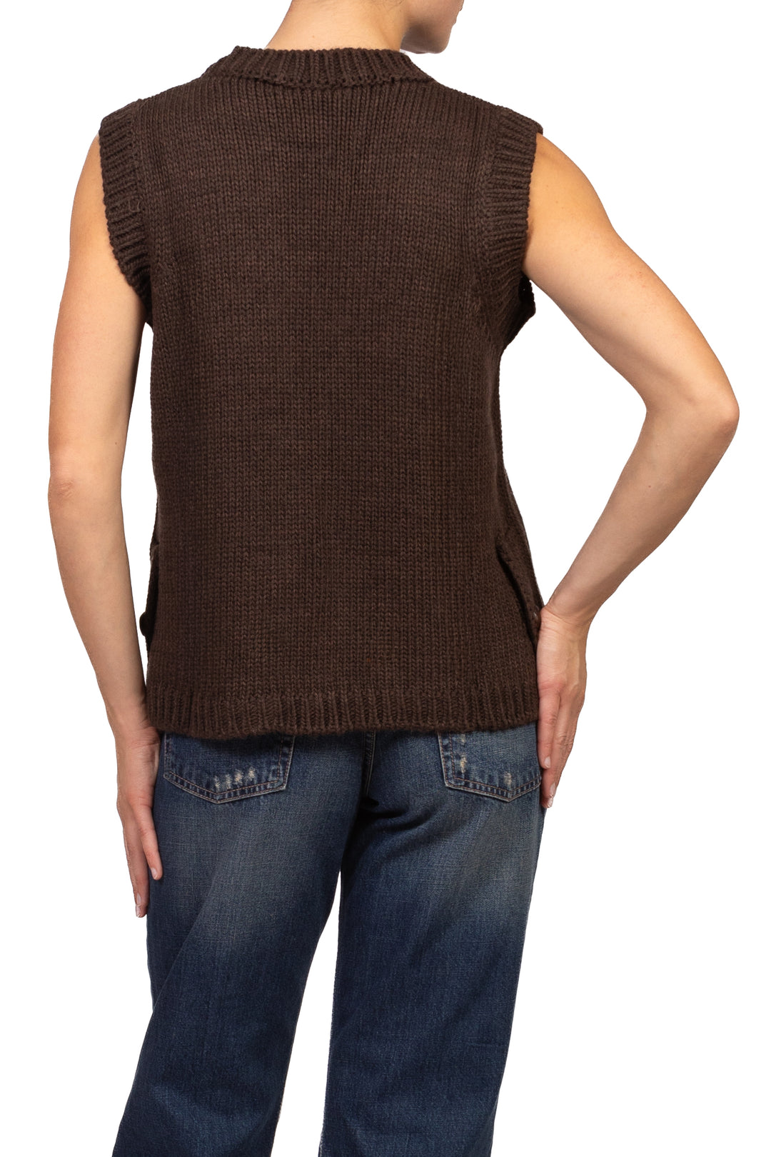 Vicolo - Gilet in maglia con bottoni Art. 3AC3032