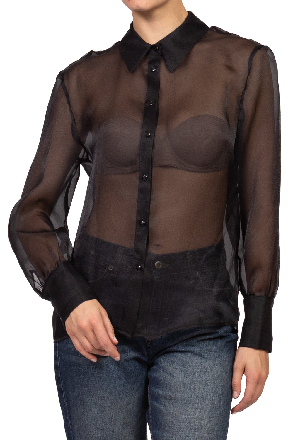 Tensione In - Camicia in organza Art. C10376AT