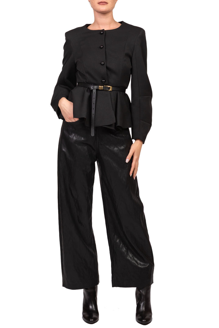 Dixie - Giacca sfiancata con rouches Art. J845B056