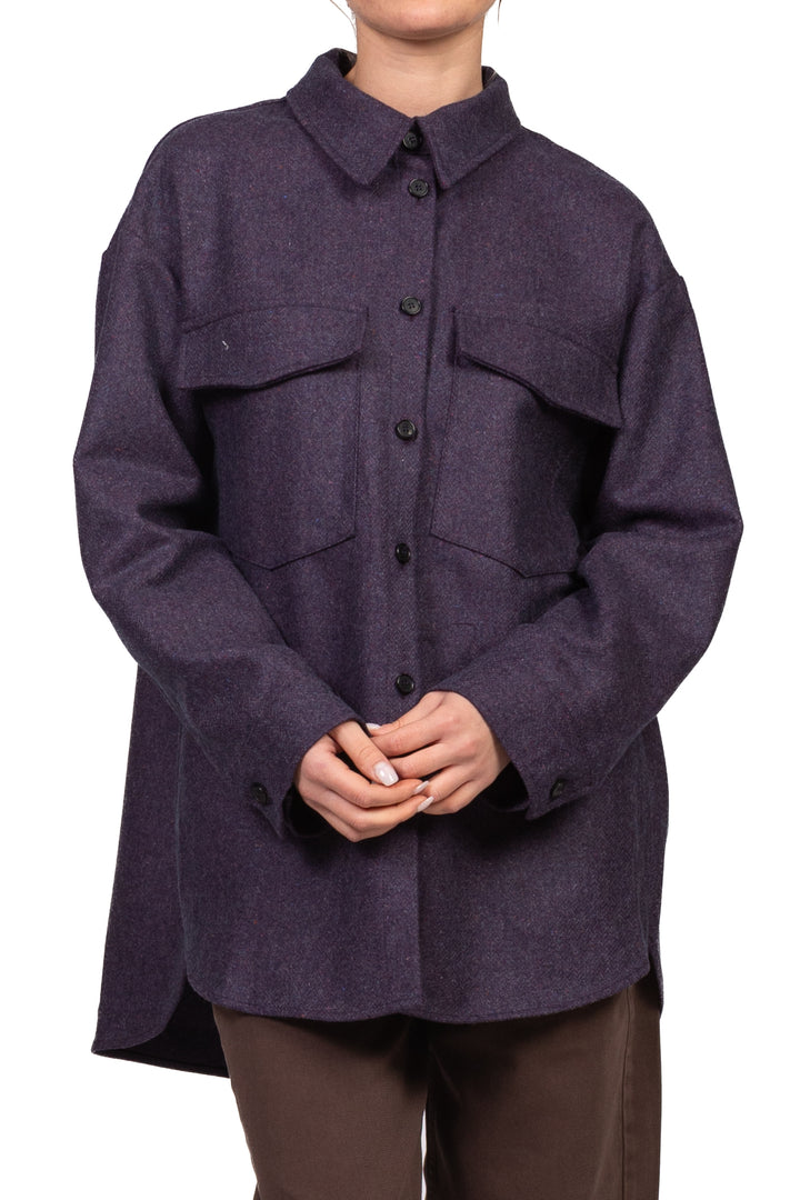 Vicolo - Camicia over misto lana Art. TAC1809