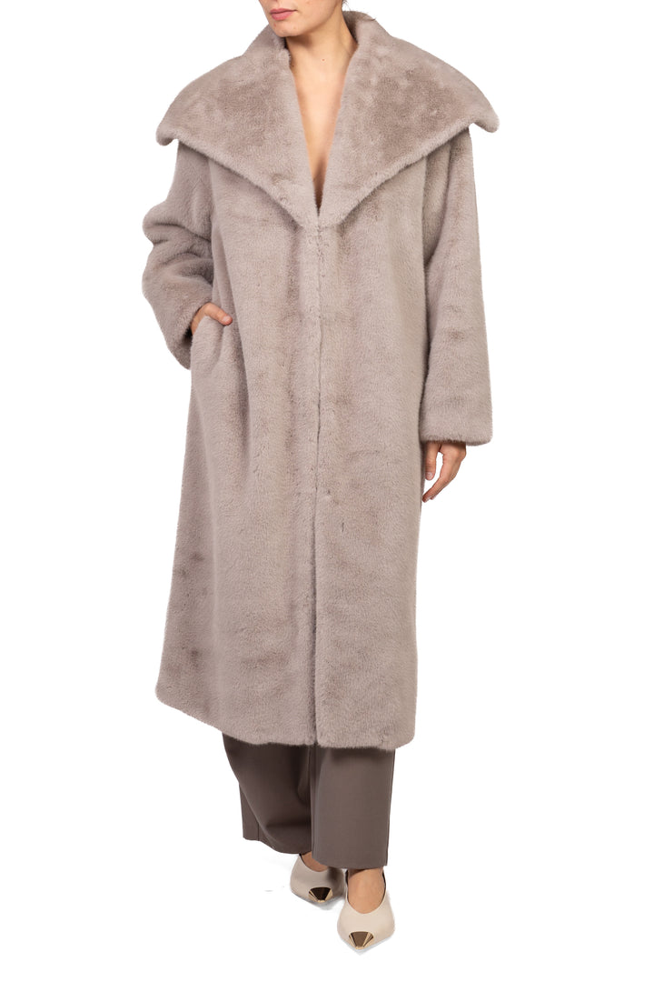 Silence - Cappotto eco pelliccia Art. SCP07