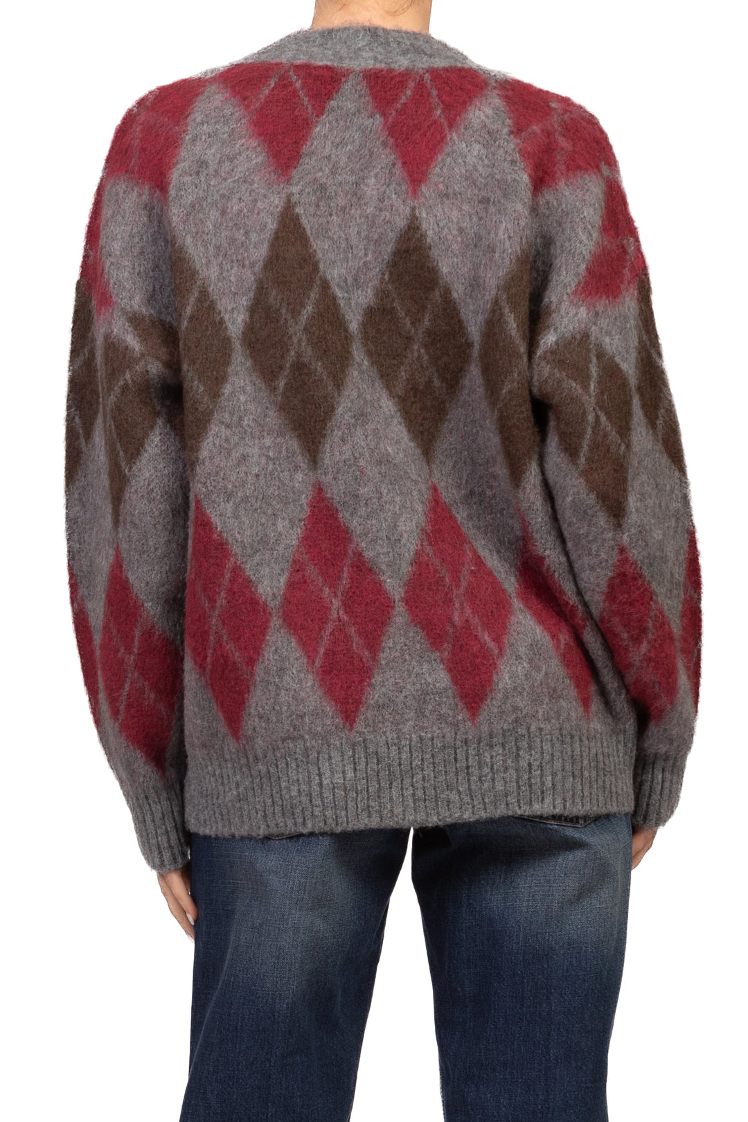 Kontatto - Cardigan rombi scollo v Art. 3M1943NI