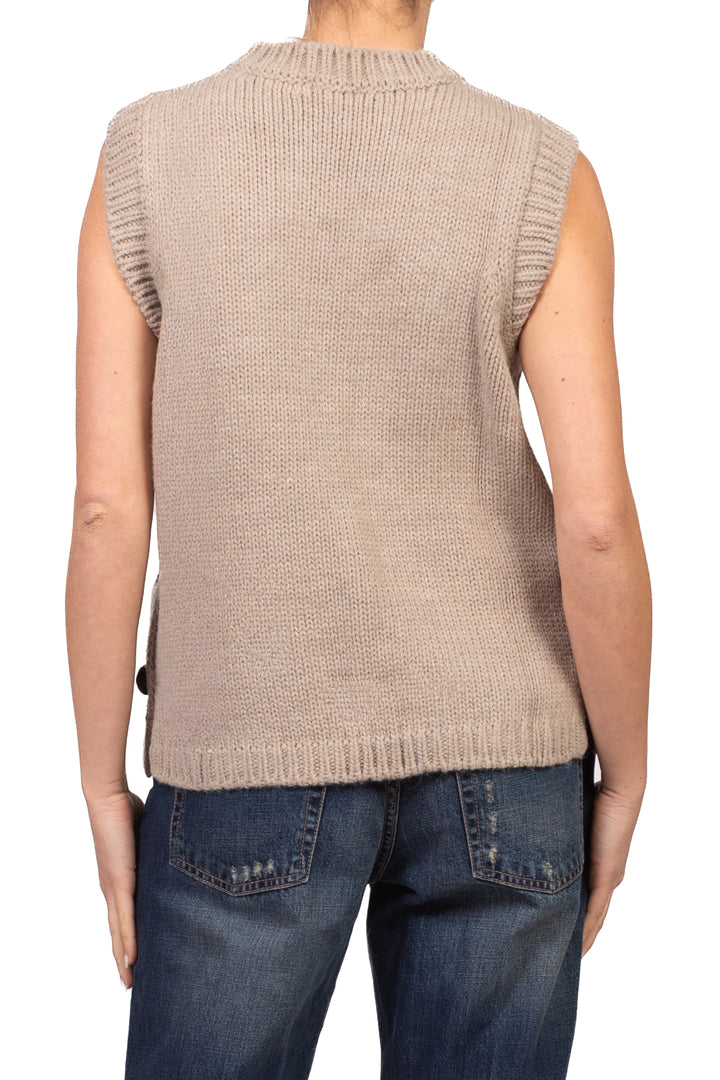Vicolo - Gilet in maglia con bottoni Art. 3AC3032
