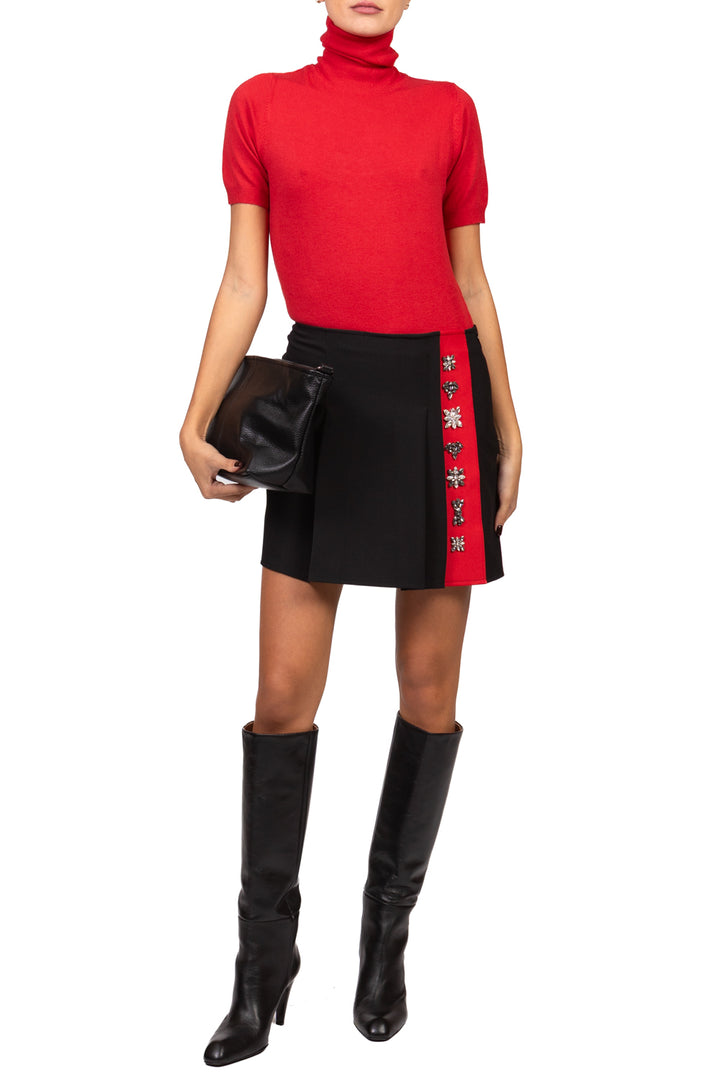 Tensione In - Mini gonna con applicazioni Art. N50514AT