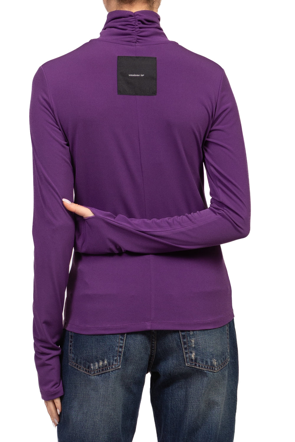 Tensione In - T-Shirt slim collo alto Art. 40910