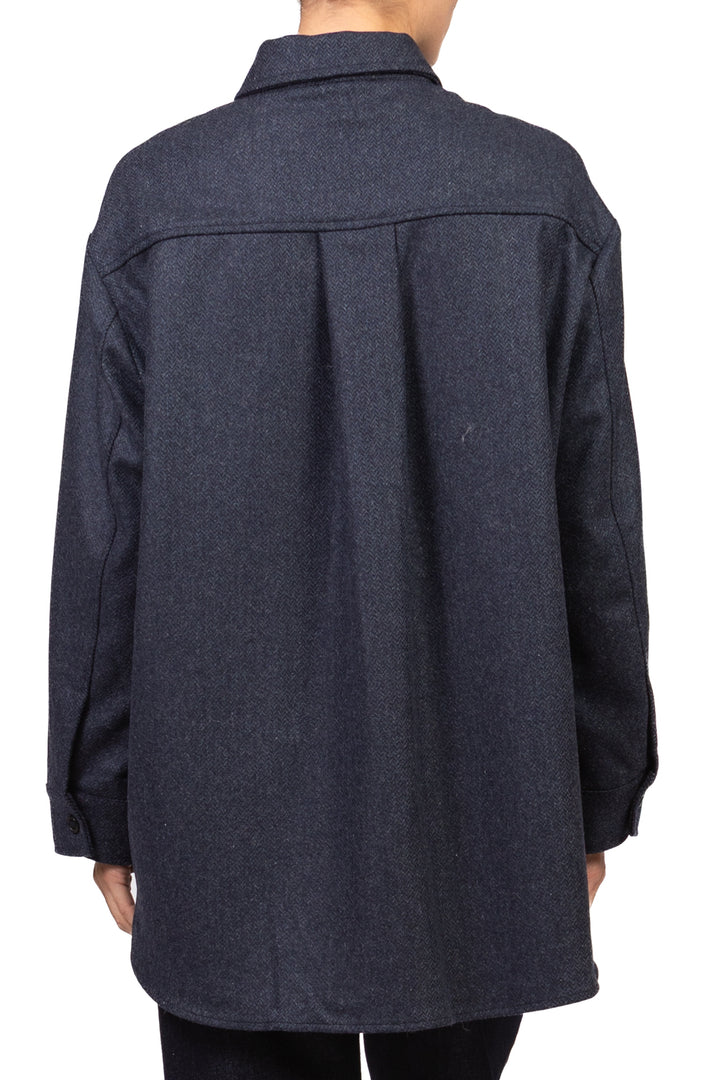 Vicolo - Camicia over misto lana Art. TAC1809