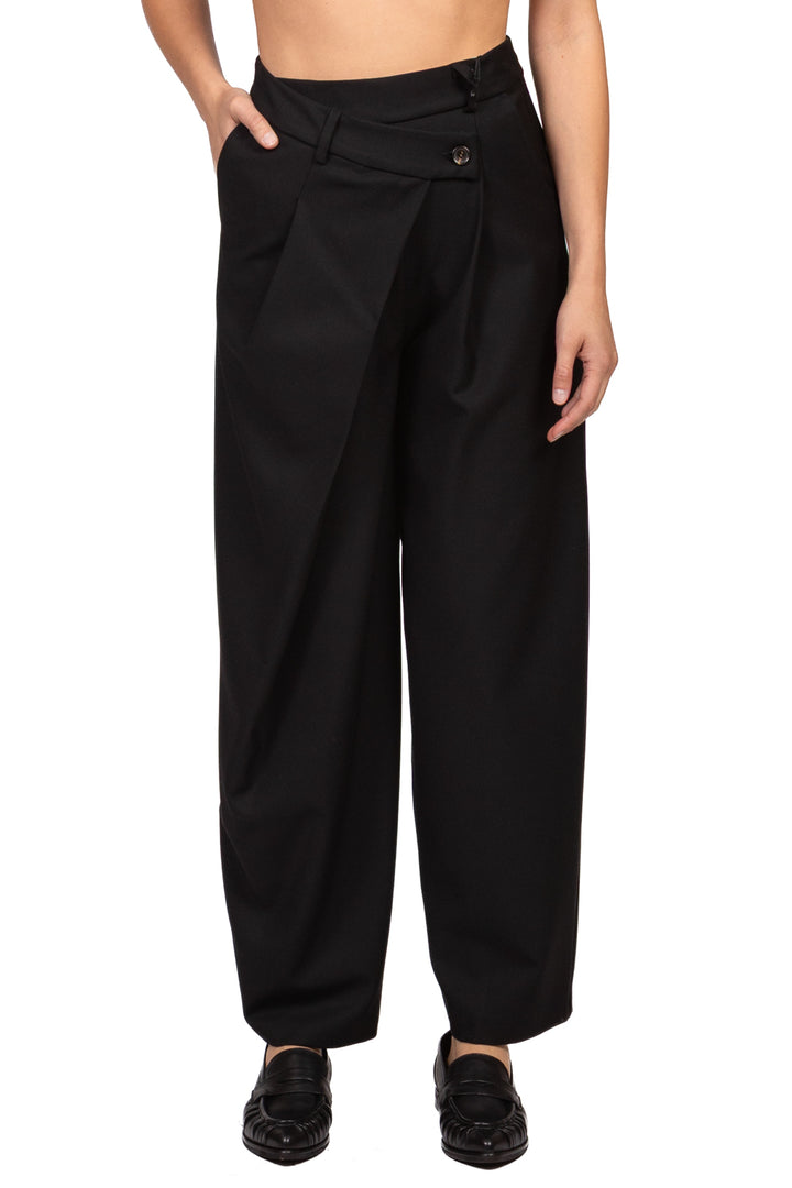Tensione In - Pantalone palazzo con chiusura asimmetrica Art. PT154T-AI26