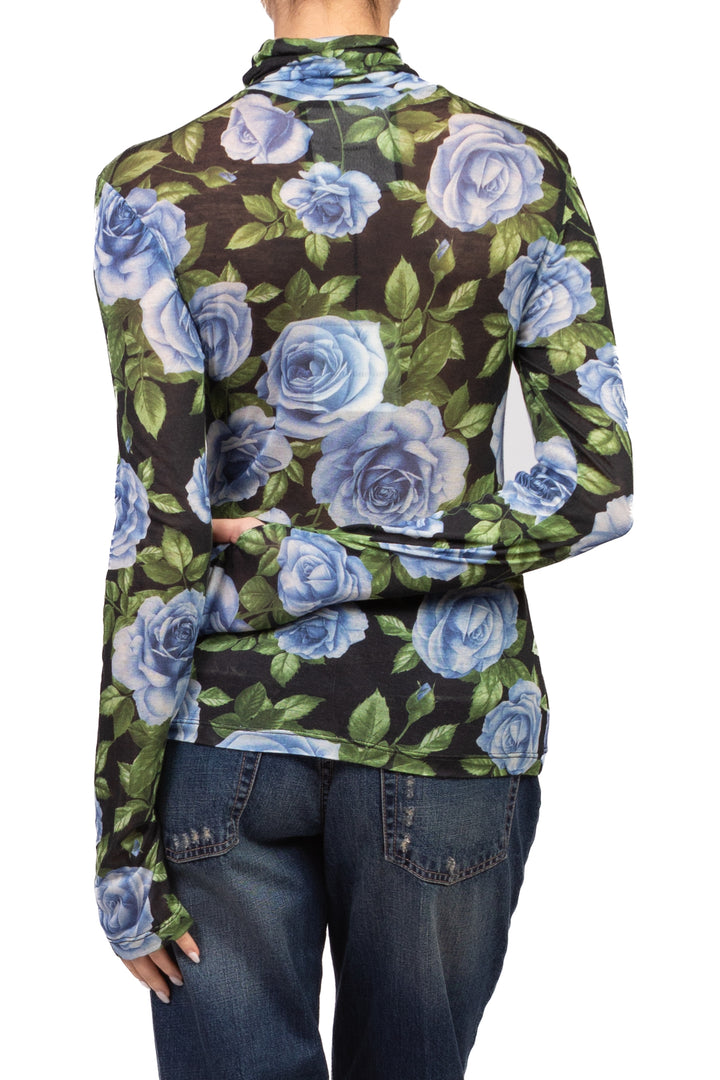 Tensione In - Maglia collo alto floreale Art. FW260190