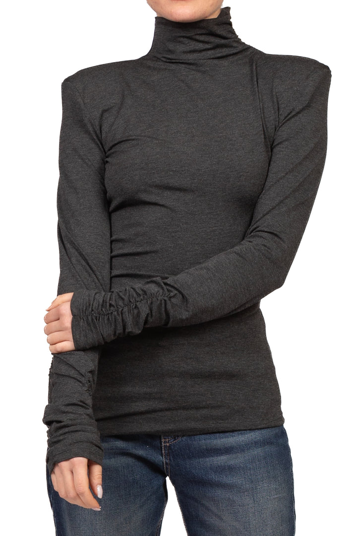 Vicolo - Maglia arricciata con spalline Art. UAC0223