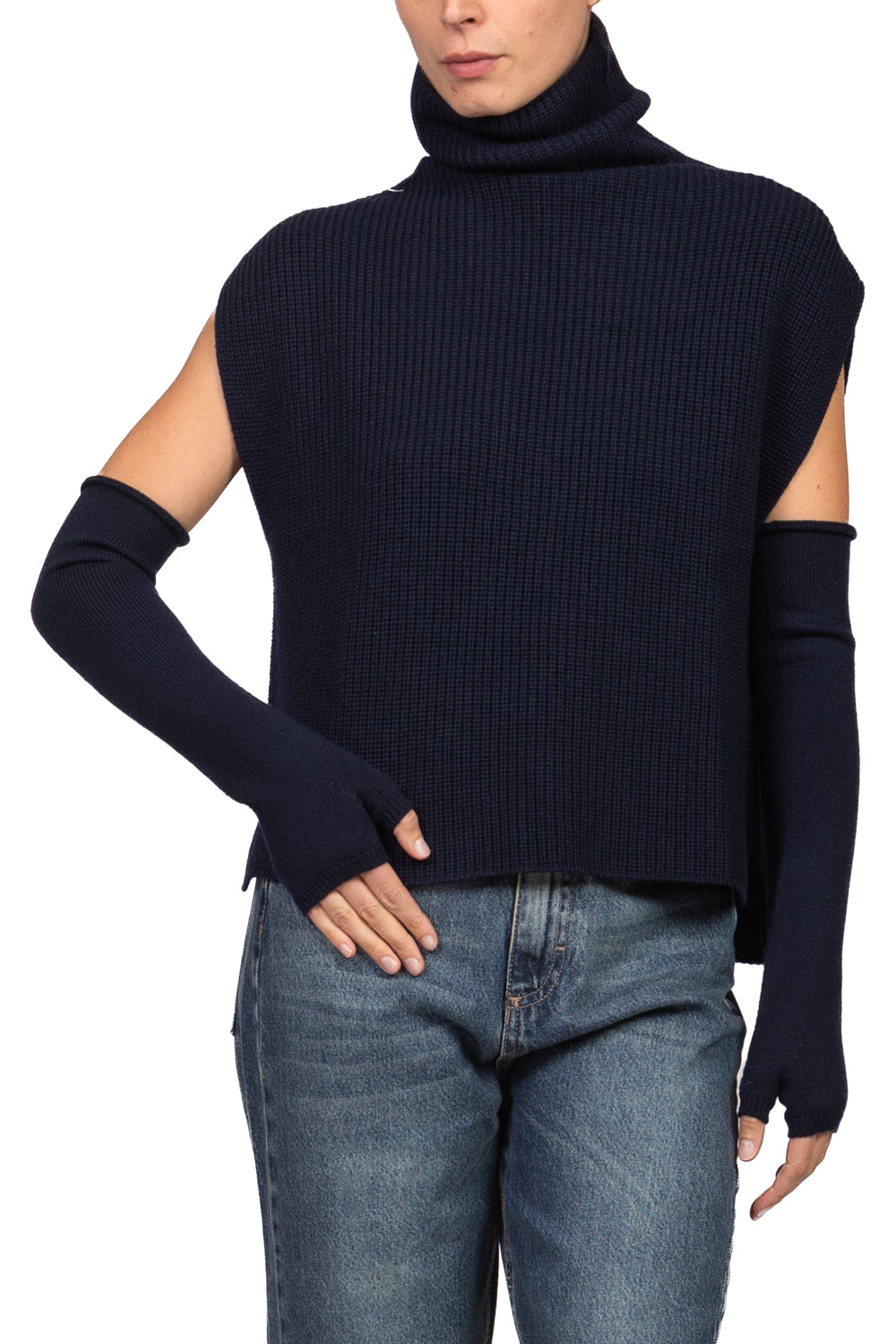 Tensione In - Gilet collo alto con manicotti Art. WF8507