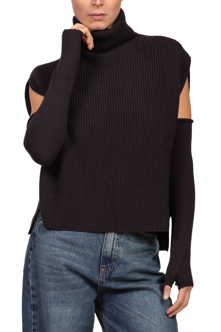 Tensione In - Gilet collo alto con manicotti Art. WF8507