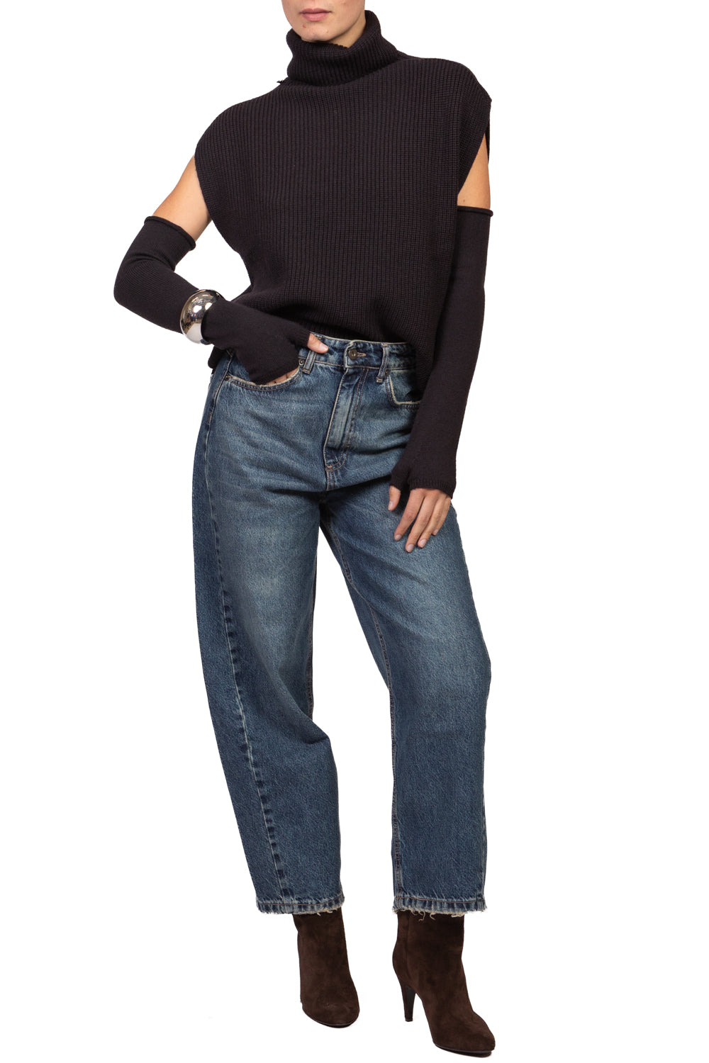 Tensione In - Gilet collo alto con manicotti Art. WF8507