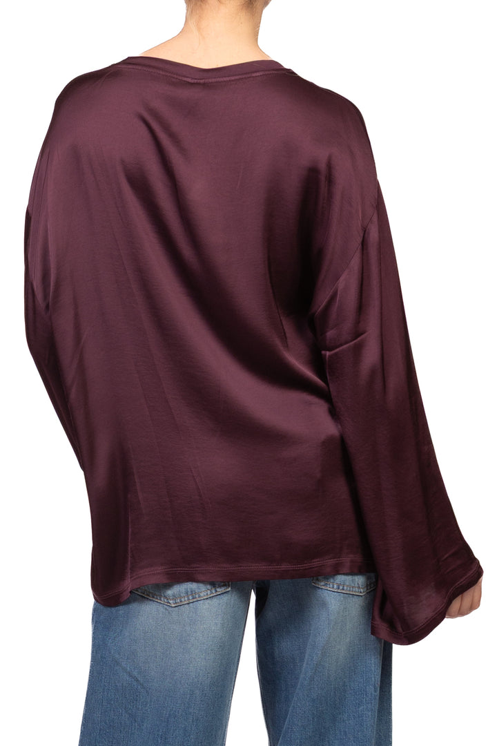 Tensione In - Blusa satin manica ampia Art. H771B97Q