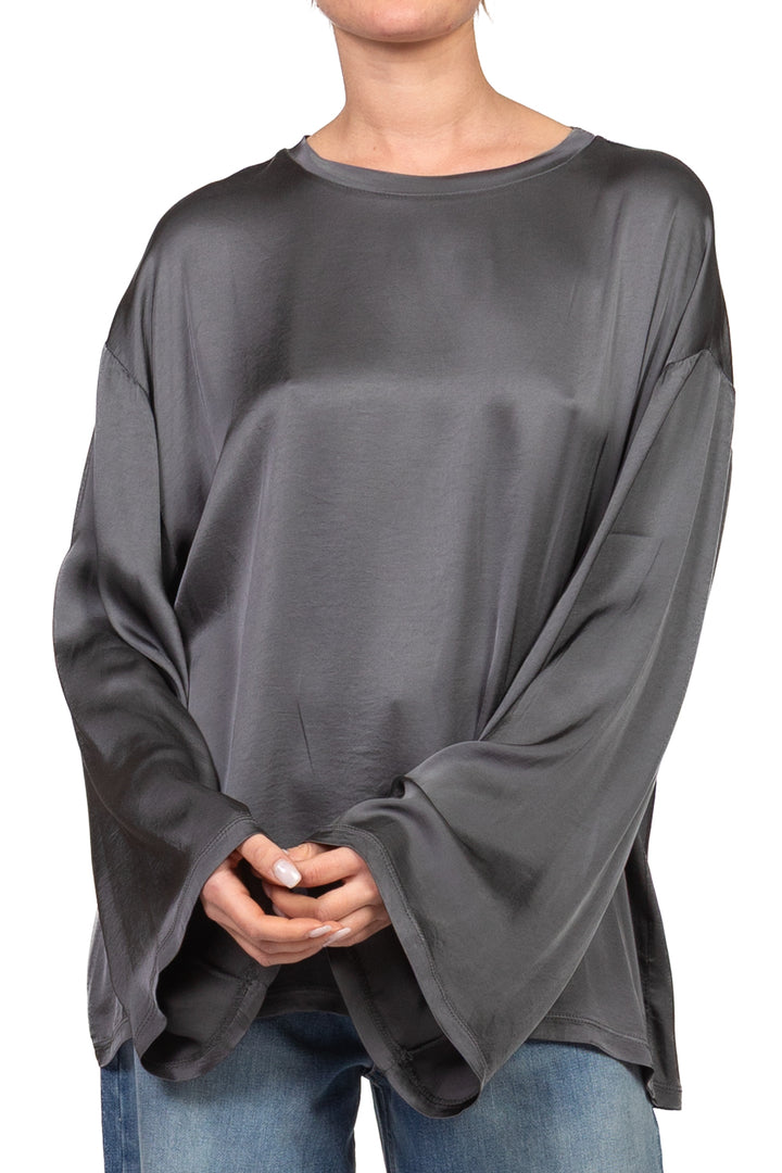 Tensione In - Blusa satin manica ampia Art. H771B97Q